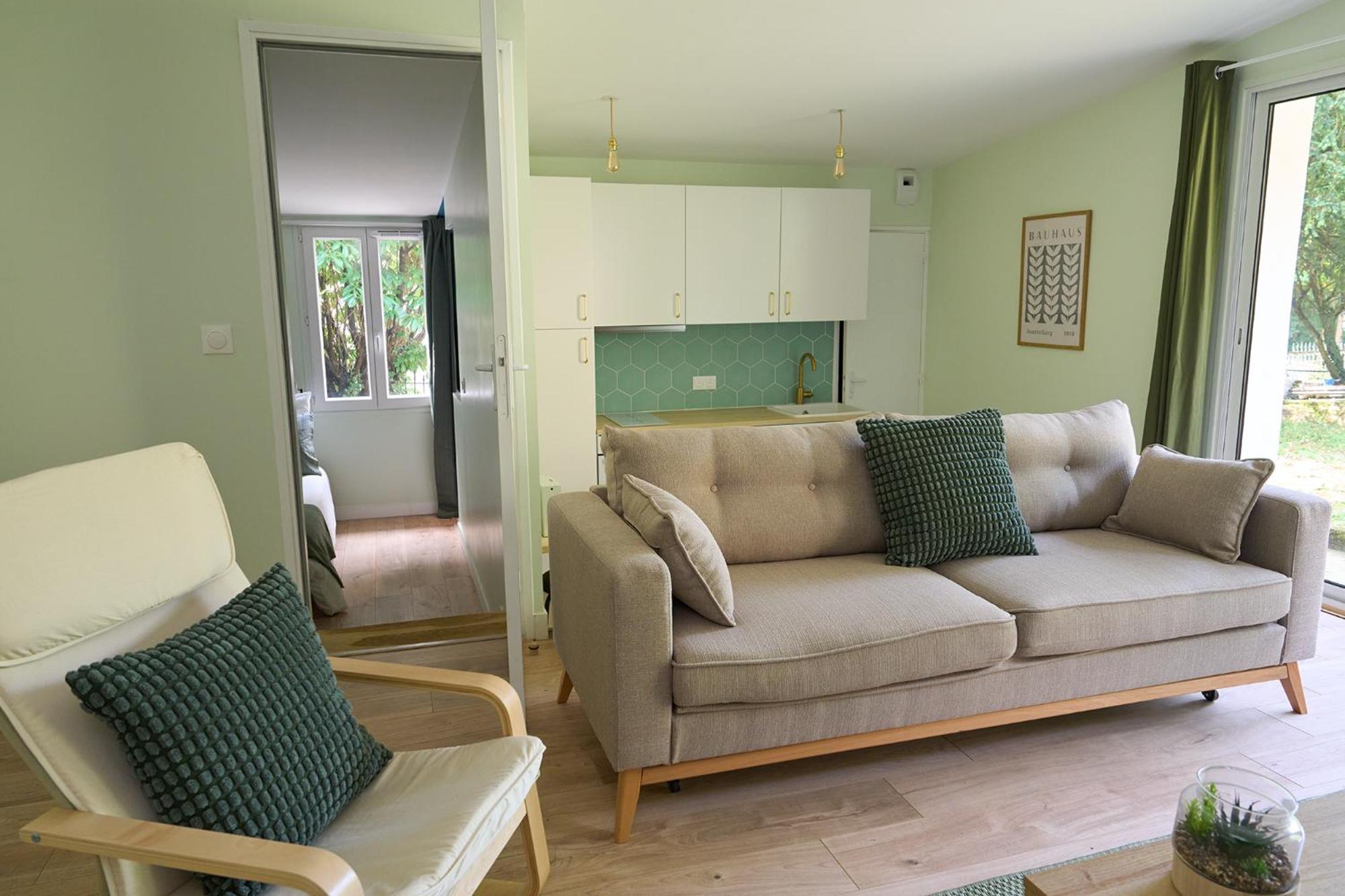 Green Escape - Cozy & Chill Brunoy Luaran gambar